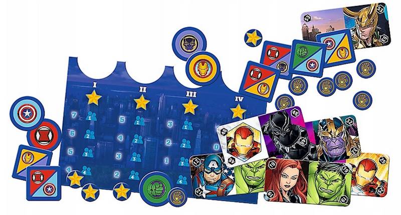 5125 RODZINNA GRA PLANSZOWA AVENGERS MANHATTAN