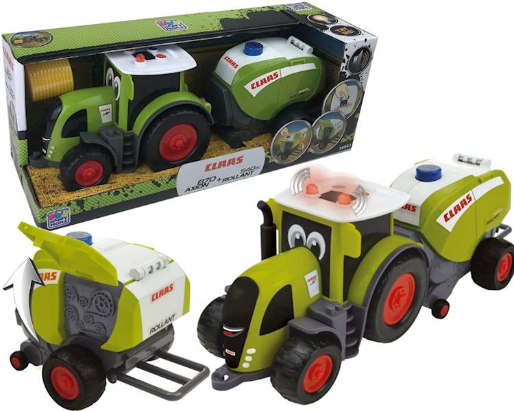 5437 TRAKTOR CLAAS AXION 870 + PRASA 540 ROLLANT