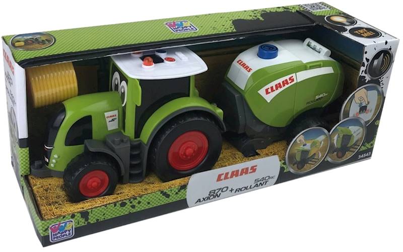 5437 TRAKTOR CLAAS AXION 870 + PRASA 540 ROLLANT