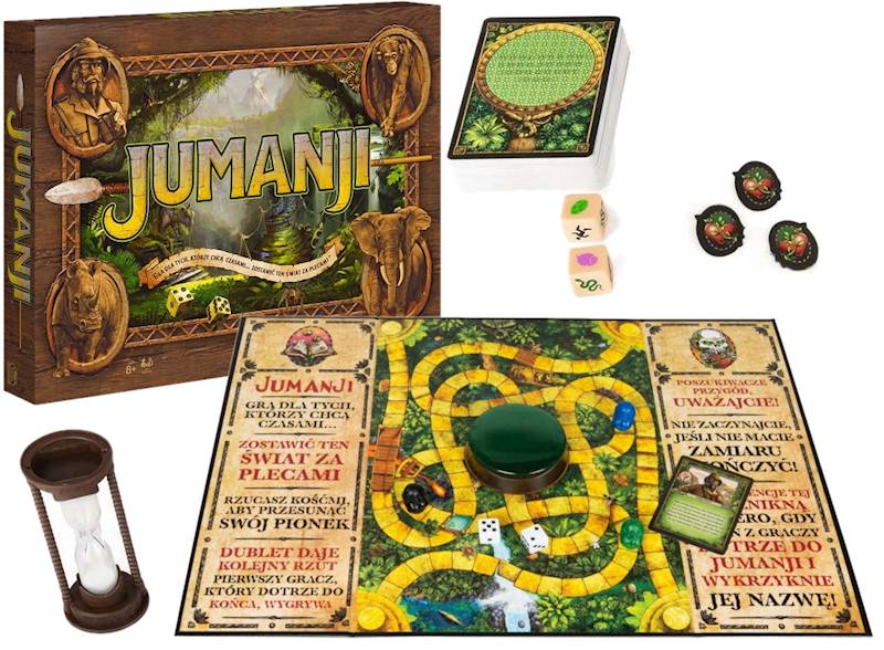 6464 Gra planszowa rodzinna Jumanji klasyczna gra