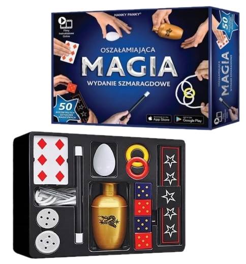 4705 ZESTAW MAGIKA OSZAŁAMIAJĄCA MAGIA 50 SZTUCZEK