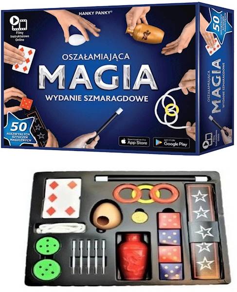 4705 ZESTAW MAGIKA OSZAŁAMIAJĄCA MAGIA 50 SZTUCZEK