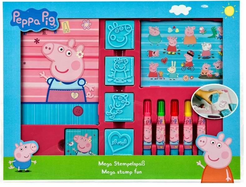 3194 ZESTAW PLASTYCZNY + STEMPELKI ŚWINKA PEPPA
