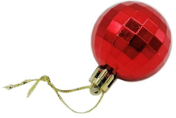5483 ZESTAW 6szt BOMBKA KOLOROWA CHOINKOWA OZDOBA 