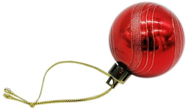 5605 ZESTAW 6szt BOMBKA KOLOROWA CHOINKOWA OZDOBA