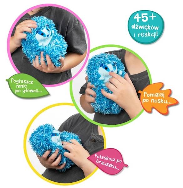 4275 Maskotka interaktywna Kulisie Niebieski Borsuk Epee