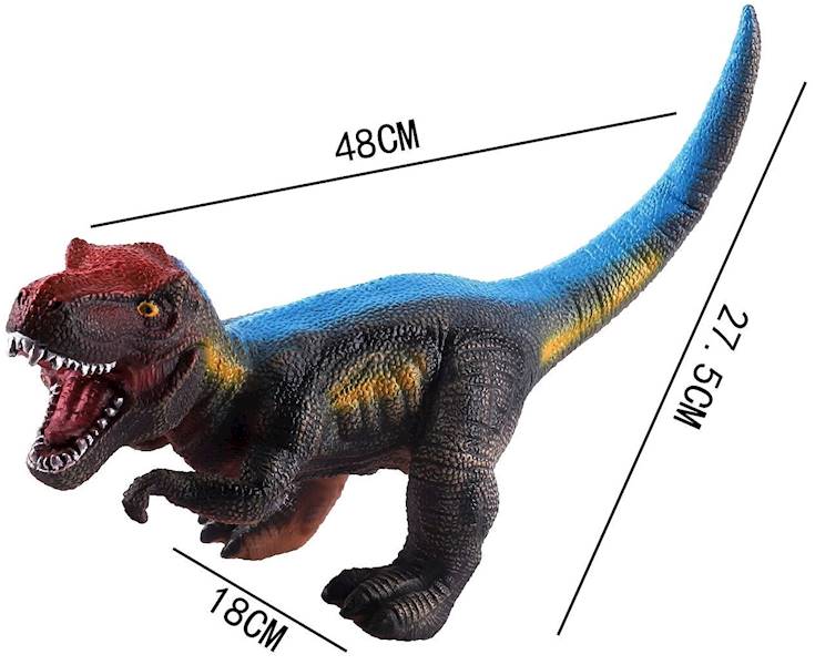 * 5557 GUMOWY DINOZAUR GODZILLA RYCZY JAK PRAWDZIWY