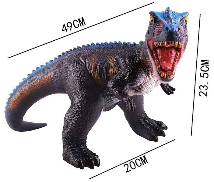 * 5557 GUMOWY DINOZAUR GODZILLA RYCZY JAK PRAWDZIWY