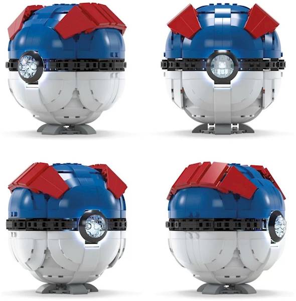 3314 KLOCKI 299ele MEGA POKEMON JUMBO GREAT BALL