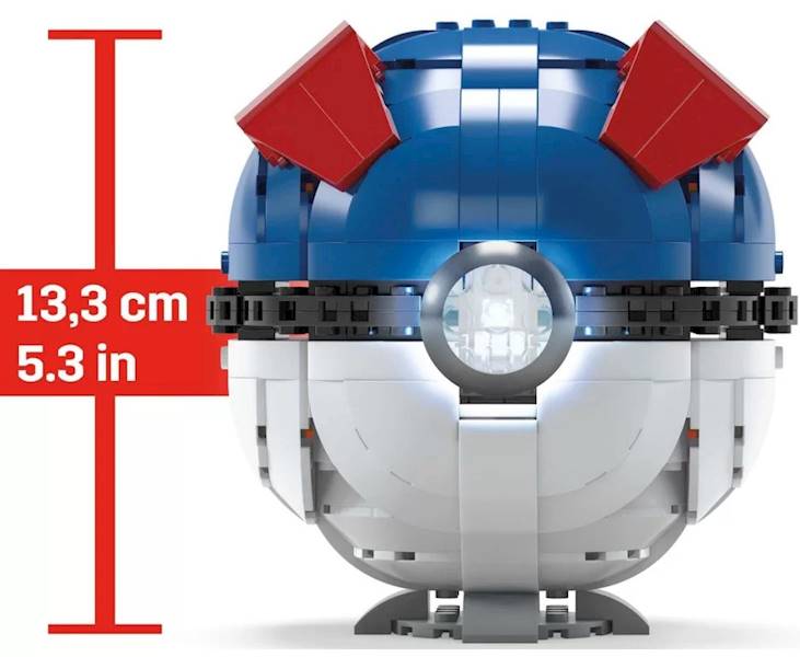 3314 KLOCKI 299ele MEGA POKEMON JUMBO GREAT BALL