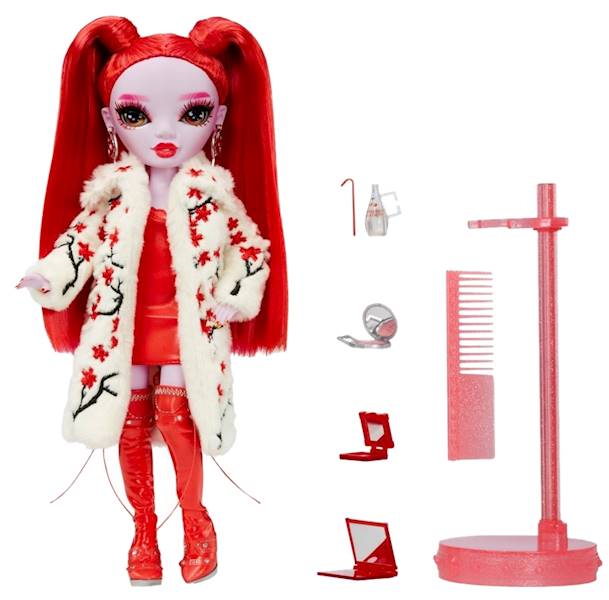 2792 LALKA RAINBOW HIGH ROSIE REDWOOD + AKCESORIA
