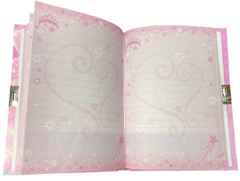 8050 PAMIĘTNIK NOTES NA KŁÓDKĘ KSIĘŻNICZKI BROKAT