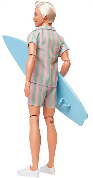 0747 LALKA BARBIE KEN Z DESKĄ THE MOVIE MATTEL