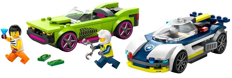 60415 LEGO CITY POŚCIG RADIOWOZU ZA MUSCLE CAREM