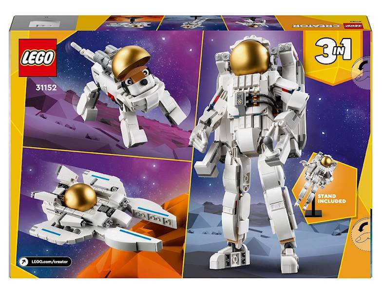 31152 KLOCKI LEGO CREATOR 3w1 ASTRONAUTA W KOSMOSIE 