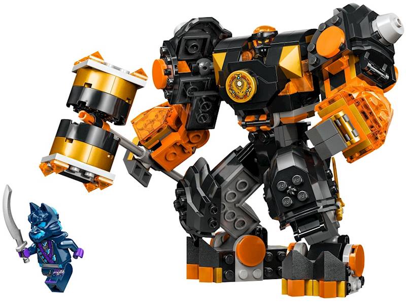 71806 Klocki Lego Ninjago Mech żywiołu ziemi Cole’a 235 elementów