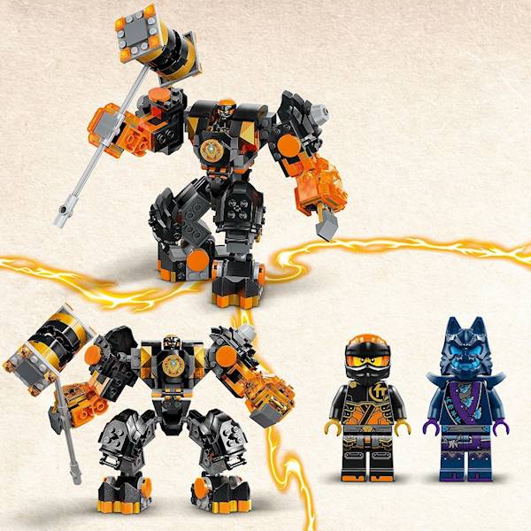 71806 Klocki Lego Ninjago Mech żywiołu ziemi Cole’a 235 elementów