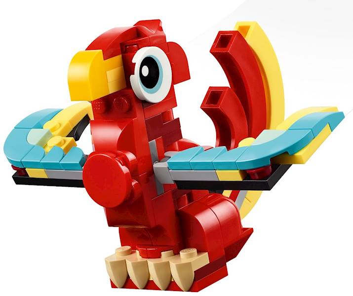 31145 KLOCKI LEGO CREATOR 3w1 CZERWONY SMOK