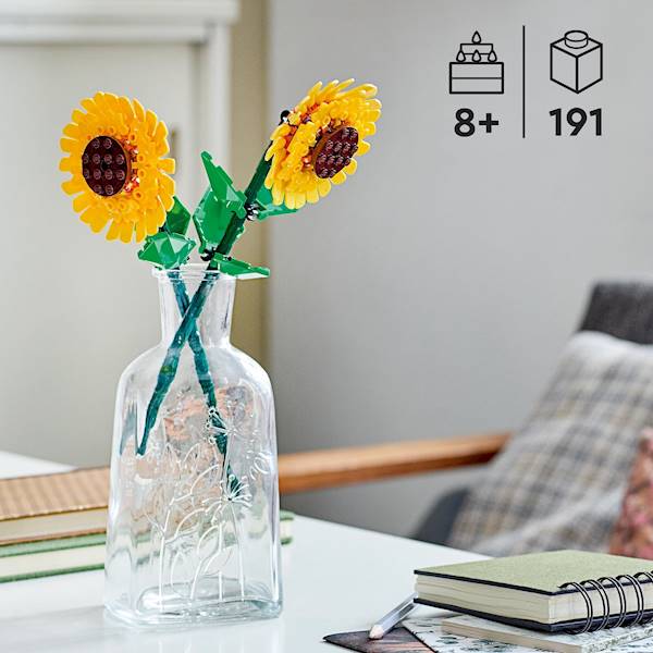 40524 KLOCKI LEGO ICONS KWIATY SŁONECZNIKI