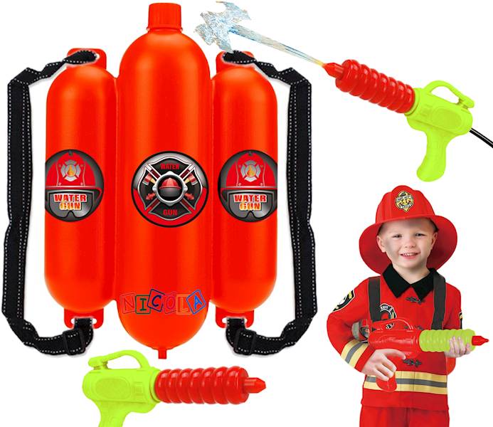 * 5670 PISTOLET NA WODE + PLECAK ZBIORNIK 2,5L STRAŻAK
