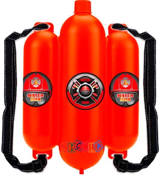 * 5670 PISTOLET NA WODE + PLECAK ZBIORNIK 2,5L STRAŻAK