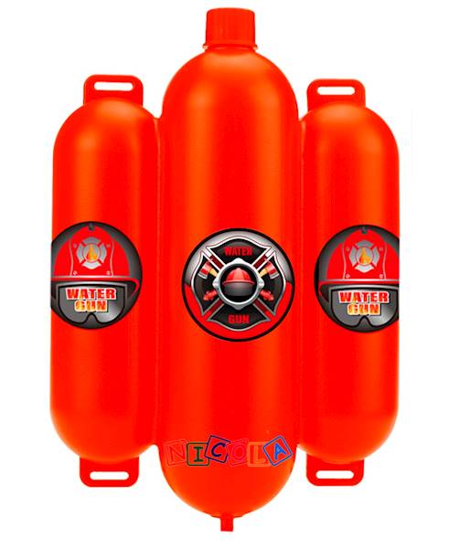 * 5670 PISTOLET NA WODE + PLECAK ZBIORNIK 2,5L STRAŻAK