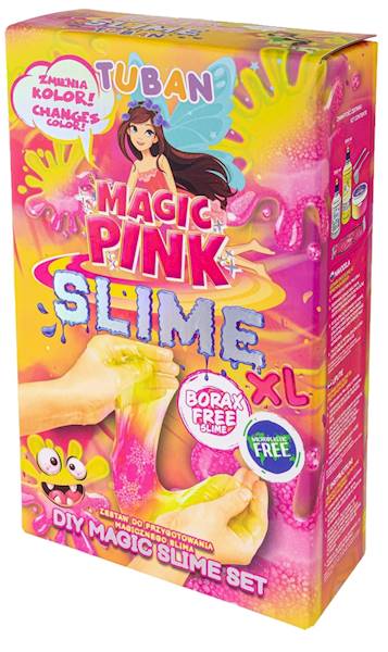 5693 ZESTAW DO ROBIENIA SLIME MAGIC PINK XL TUBAN