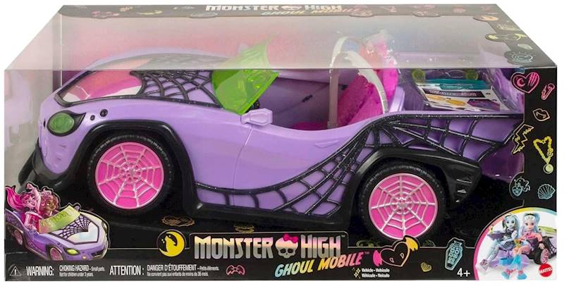 9828 MONSTER HIGH AUTO POJAZD DLA LALEK + AKCESORIA