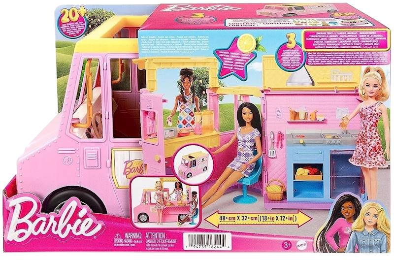 2444 BARBIE FURGONETKA Z LEMONIADĄ MOBILNE STOISKO MATTEL