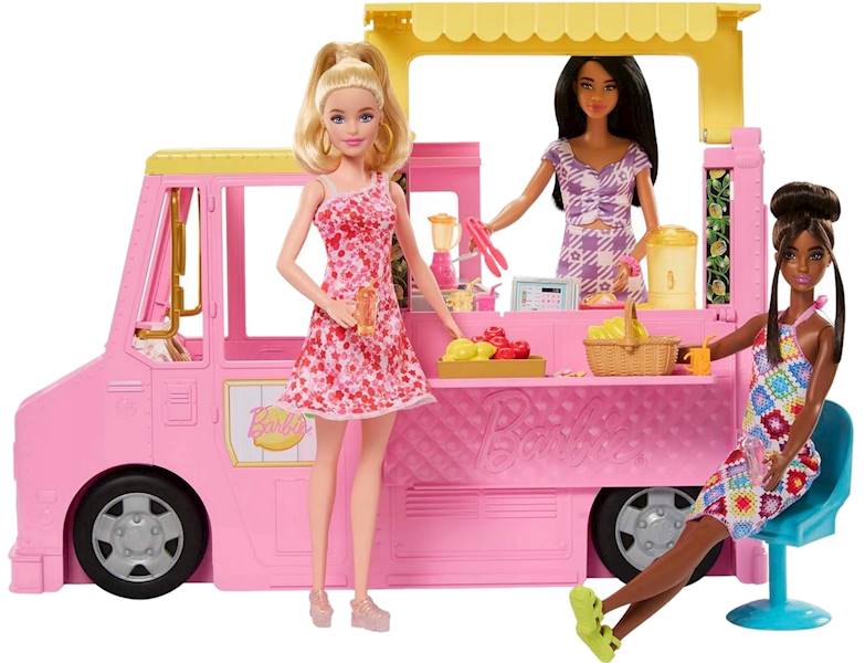 2444 BARBIE FURGONETKA Z LEMONIADĄ MOBILNE STOISKO MATTEL