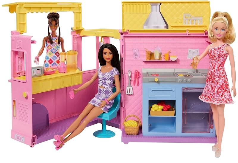 2444 BARBIE FURGONETKA Z LEMONIADĄ MOBILNE STOISKO MATTEL