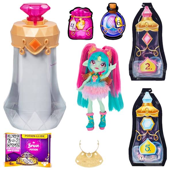 8778 LALKA MAGIC PIXLINGS MAGICZNY ELIKSIR AMBER SMOK