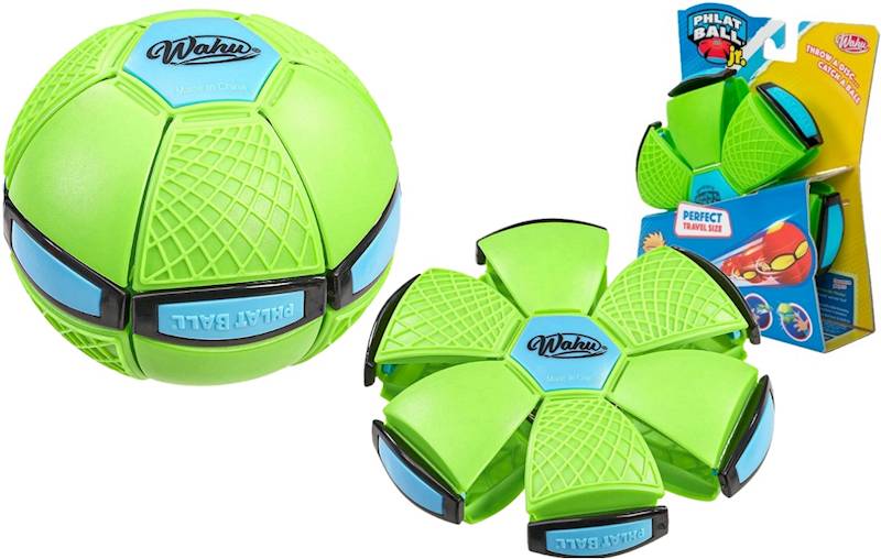 0981 2w1 LATAJĄCA PIŁKA DYSK FRISBEE DYSKOPIŁKA ZIELONA WAHU