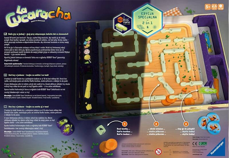 3749 RODZINNA GRA PLANSZOWA LA CUCARACHA EDYCJA SPECJALNA RAVENSBURGER
