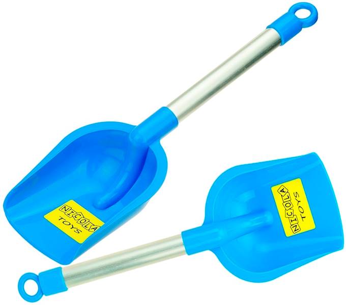 * 9678 MOCNA ALUMINIOWA ŁOPATA ŁOPATKA DO PIASKU 37cm