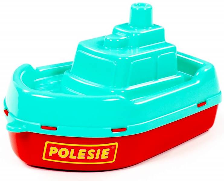 36537 KOLOROWY PŁYWAJĄCY STATEK HOLOWNIK ŁÓDKA