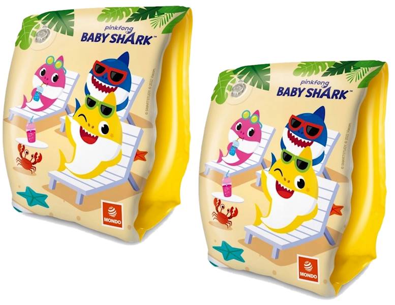 9337 RĘKAWKI DO NAUKI PŁYWANIA MONDO BABY SHARK