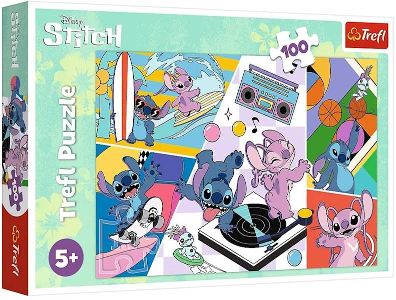 4732 Puzzle Trefl 100 elementów Lilo & Stitch wspomnienia Lilo & Stitch