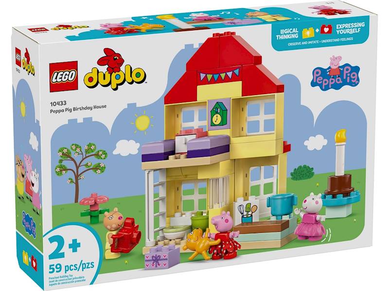 10433 KLOCKI LEGO DUPLO ŚWINKA PEPPA I DOMEK URODZINOWY