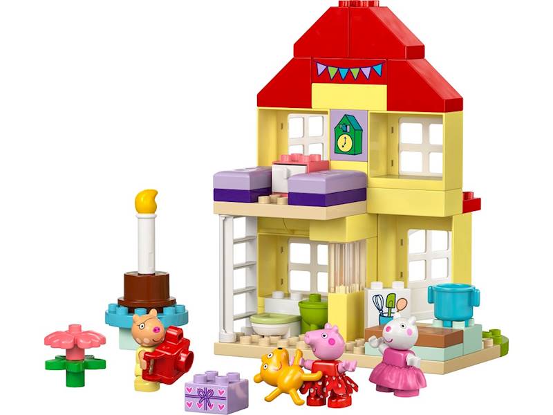 10433 KLOCKI LEGO DUPLO ŚWINKA PEPPA I DOMEK URODZINOWY