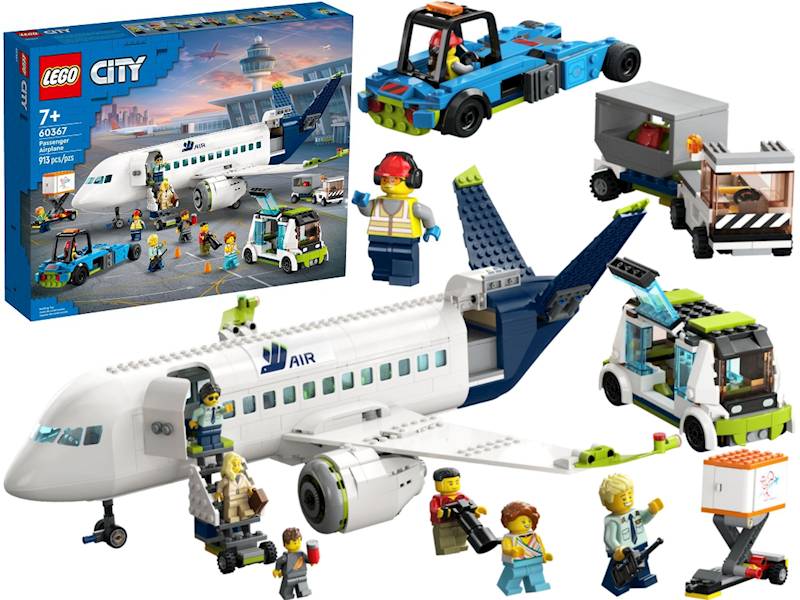 60367 KLOCKI LEGO CITY WIELKI SAMOLOT PASAŻERSKI
