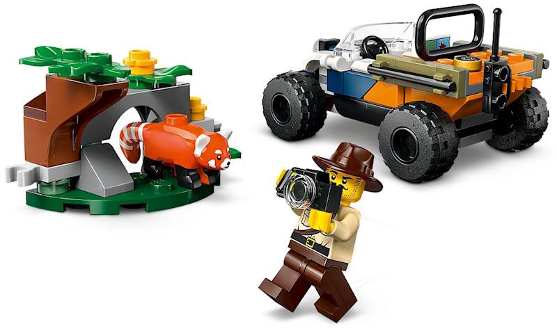 60424 KLOCKI LEGO CITY SAMOCHÓD TERENOWY QUAD BADACZA DŻUNGLI