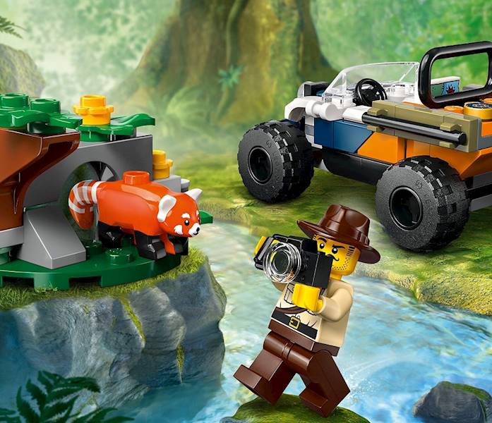 60424 KLOCKI LEGO CITY SAMOCHÓD TERENOWY QUAD BADACZA DŻUNGLI