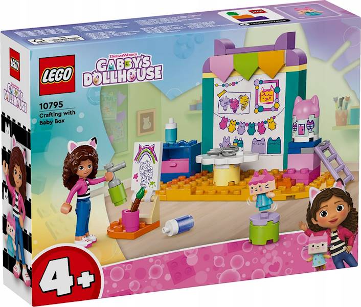 10795 KLOCKI LEGO KOCI DOMEK GABI PRACE RĘCZNE Z TEKTURZĄTKIEM