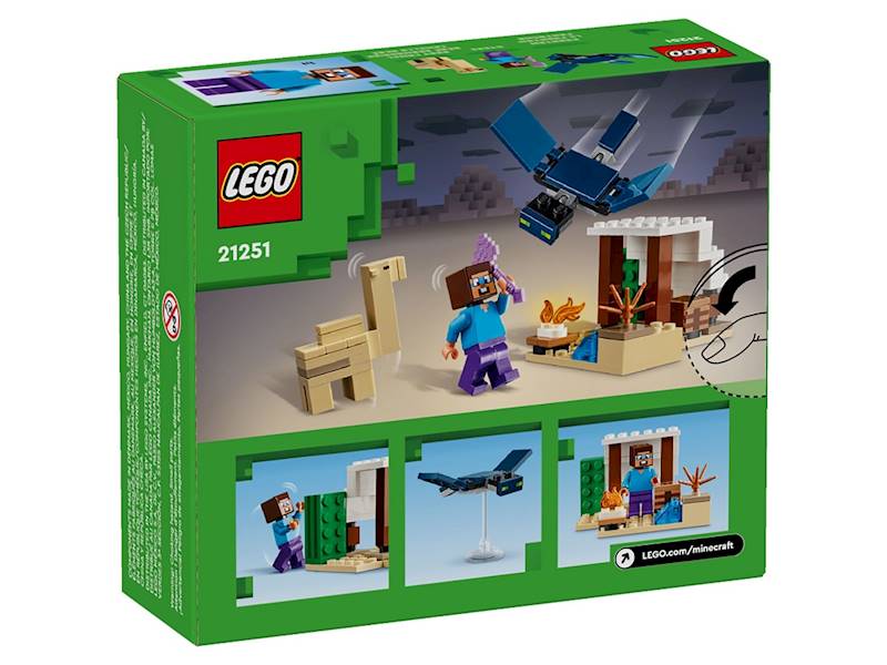 21251 KLOCKI LEGO MINECRAFT PUSTYNNA WYPRAWA STEVE'A