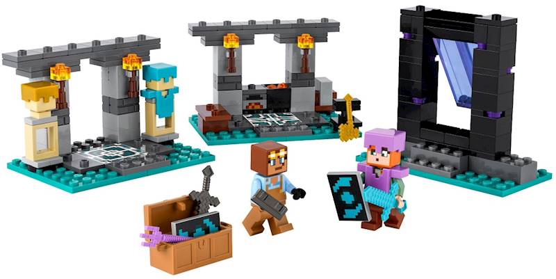 21252 KLOCKI LEGO MINECRAFT ZBROJOWNIA