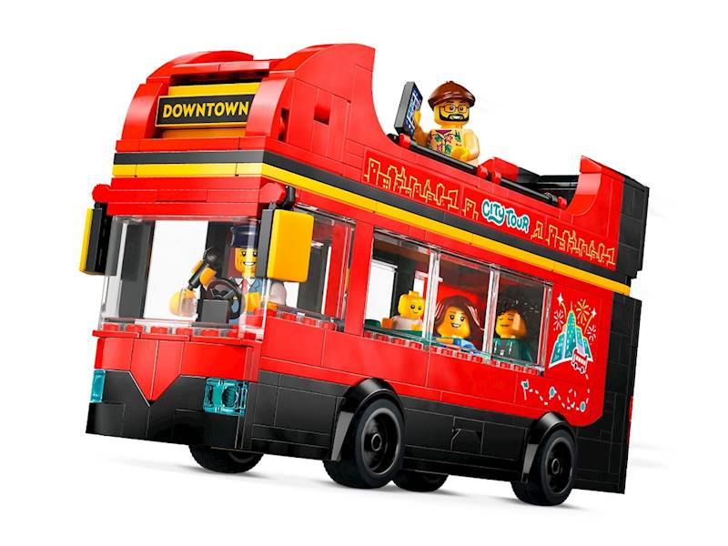 60407 KLOCKI LEGO CITY CZERWONY PIĘTROWY AUTOKAR
