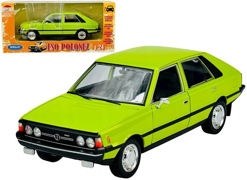 1:24 METALOWY MODEL WELLY FSO POLONEZ PRL ZIELONY 24124