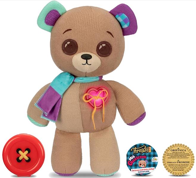 0337 INTERAKTYWNY MAGICZNY MIŚ GUZICZEK THREADY COBI