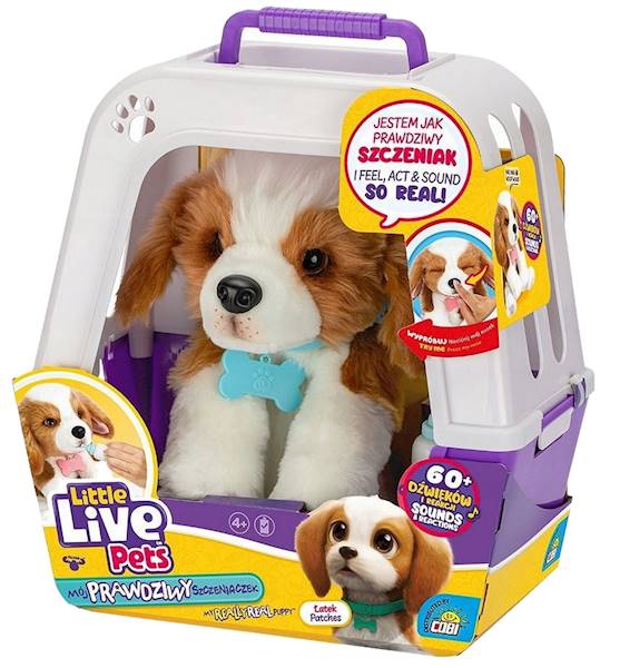 0306 LITTLE LIVE PETS PIESEK Z TRANSPORTEREM MÓJ PRAWDZIWY SZCZENIACZEK